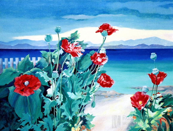Poppies By The Sea-Eaglecrest